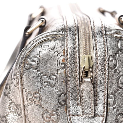 Gucci Metallic Guccissima Boston Gold 12 of 12