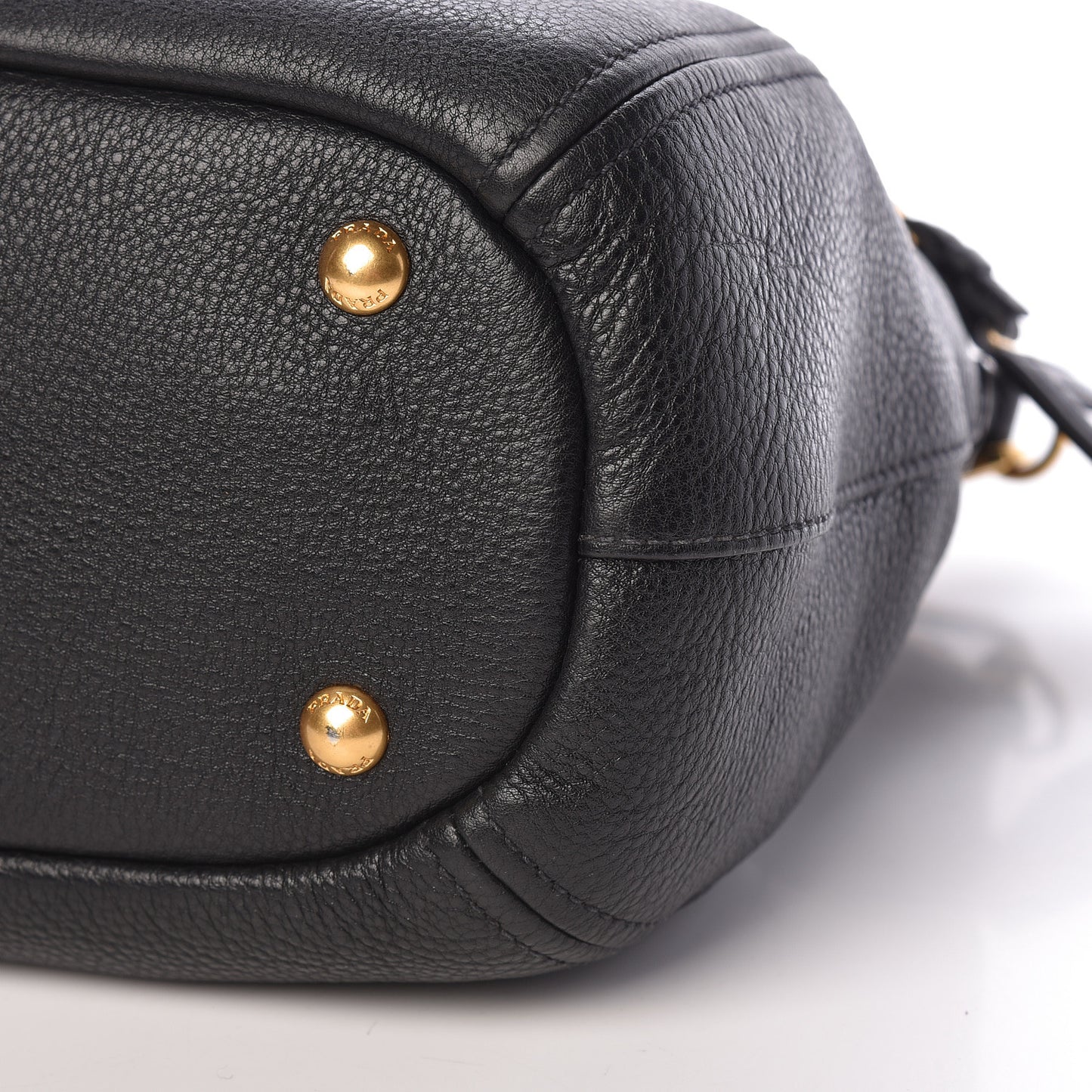 Vitello Phenix Shopping Tote Black