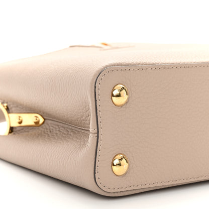 Louis Vuitton Taurillon Capucines BB Galet 8 of 9