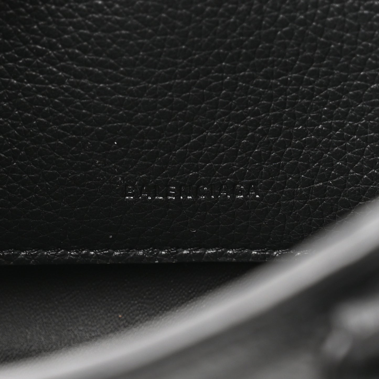 Grained Calfskin Neo Classic Black Hardware Nano City Crossbody Black