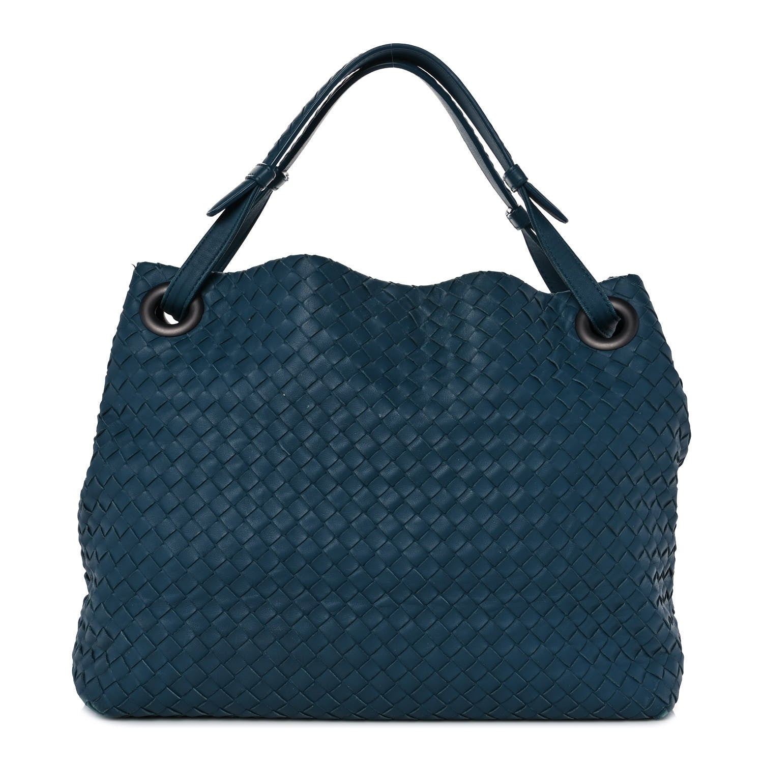 Bottega Veneta Nappa Intrecciato Medium Garda Bag Blue 1 of 11