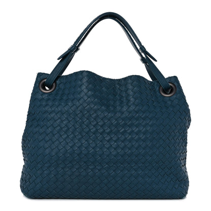 Bottega Veneta Nappa Intrecciato Medium Garda Bag Blue 1 of 11