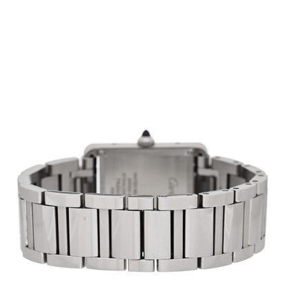 Cartier Stainless Steel 25mm Must de Cartier Tank Quartz Watch 3 of 7