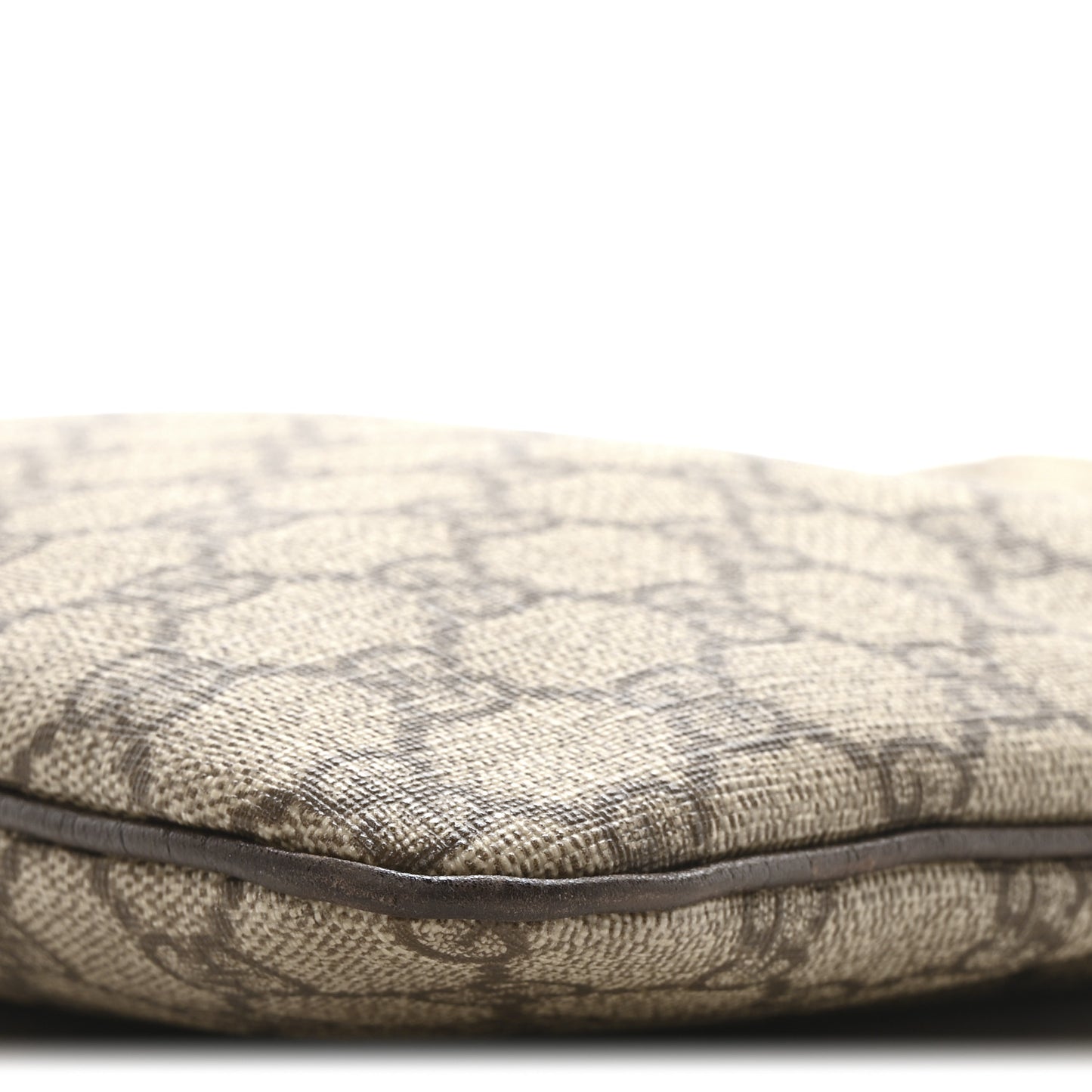 GG Plus Monogram Flat Vertical Tote Dark Brown