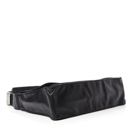 Prada Nylon Tessuto Messenger Bag Black 4 of 10