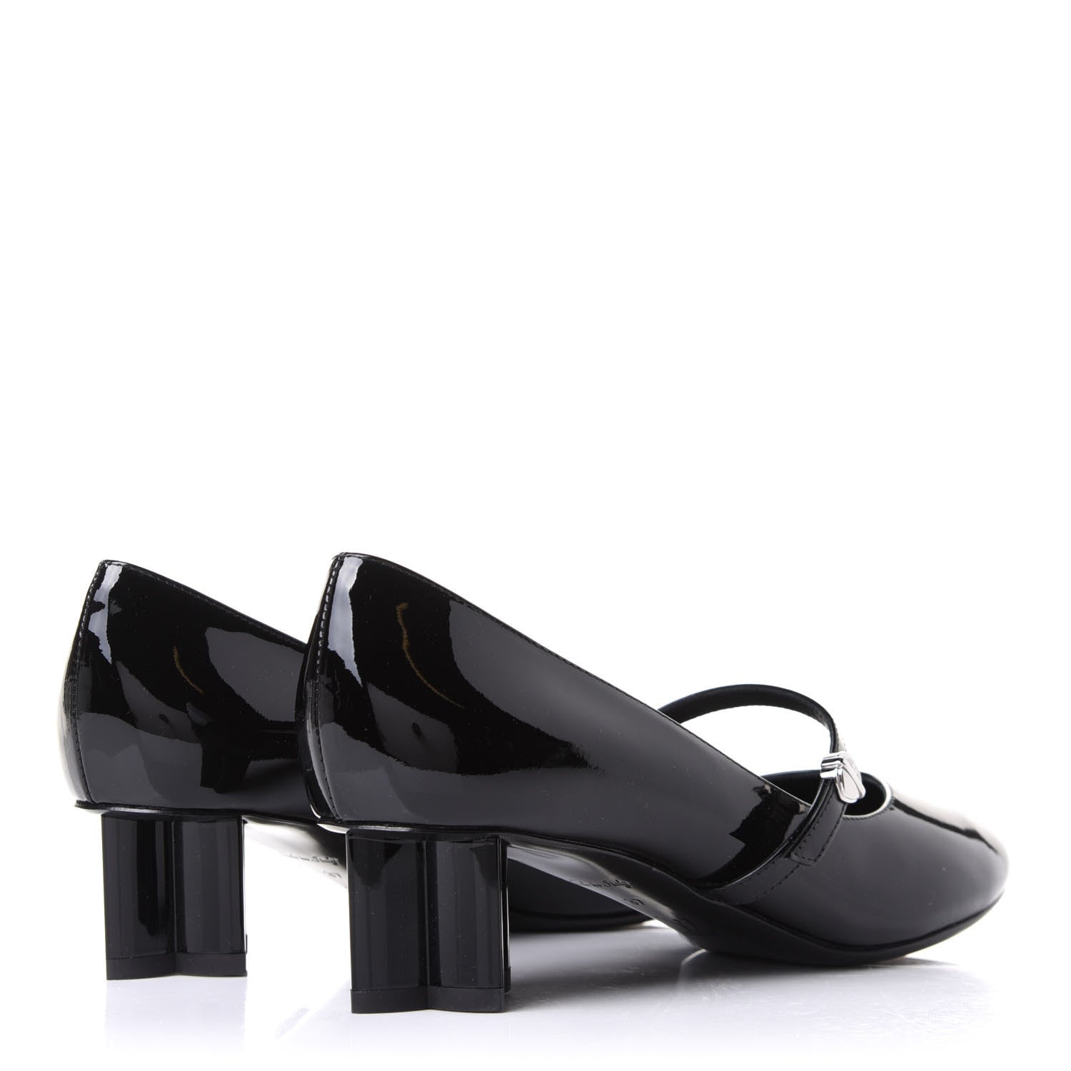 Louis Vuitton Patent Uniformes Silhouette 40mm Pumps 37 Black 4 of 7
