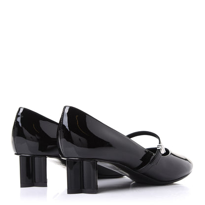 Louis Vuitton Patent Uniformes Silhouette 40mm Pumps 37 Black 4 of 7
