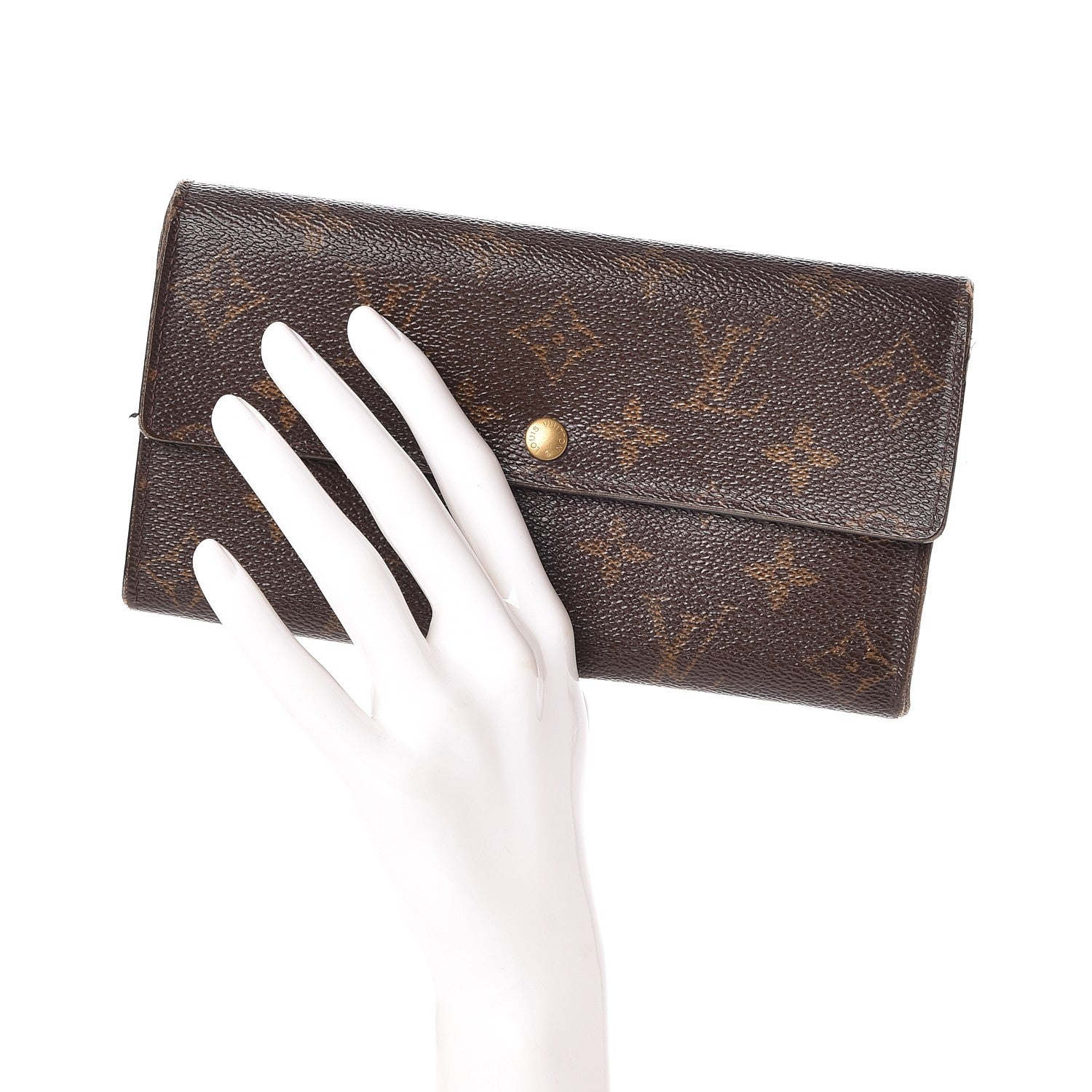 Louis Vuitton Monogram Sarah Wallet 2 of 10