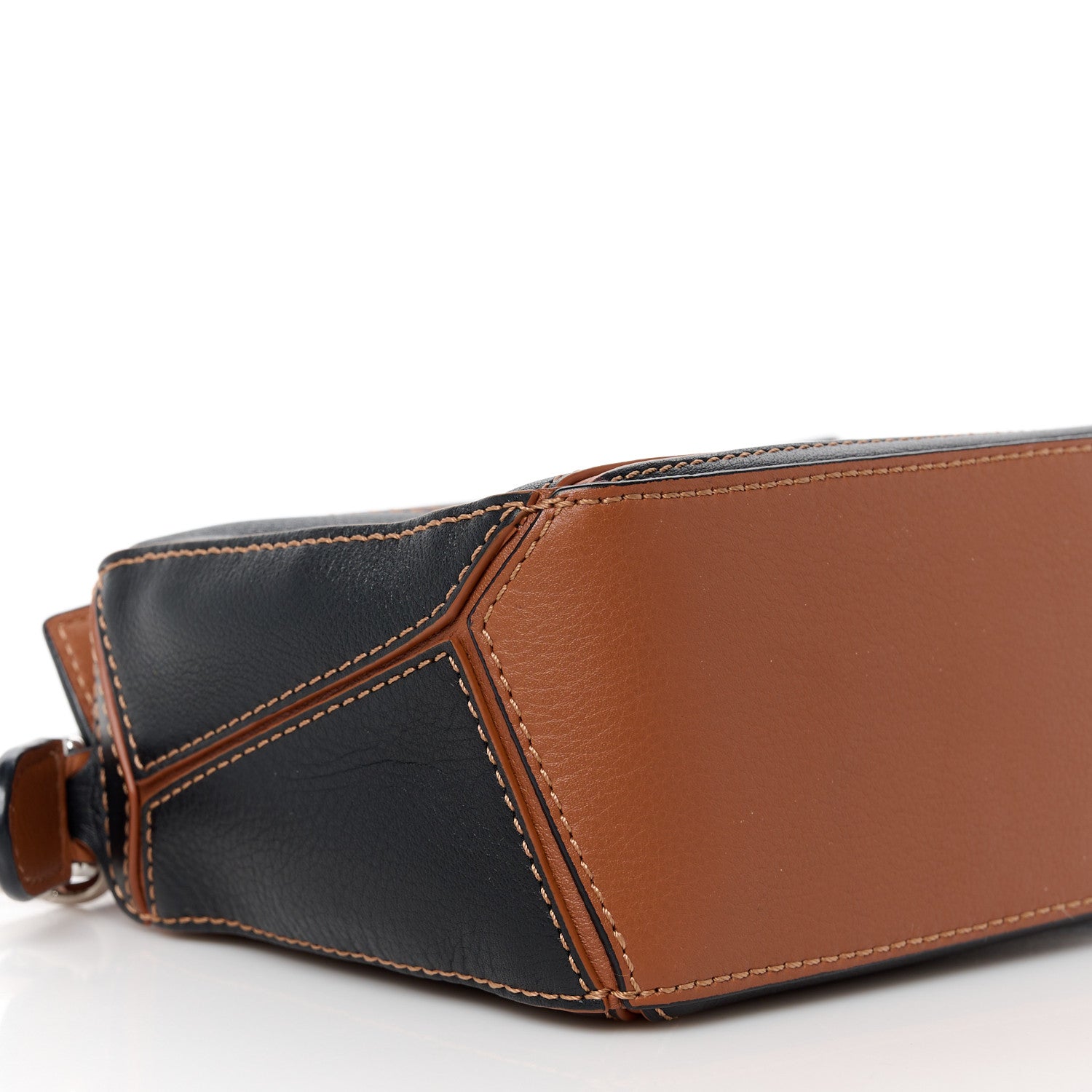 Loewe Calfskin Mini Puzzle Bag Tan Black 10 of 11