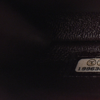 Chanel Lambskin Quilted Clutch With Chain Flap Burgundy 6 of 9