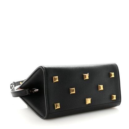 Salvatore Ferragamo Calfskin Small The Studio Box Bag Black 4 of 9