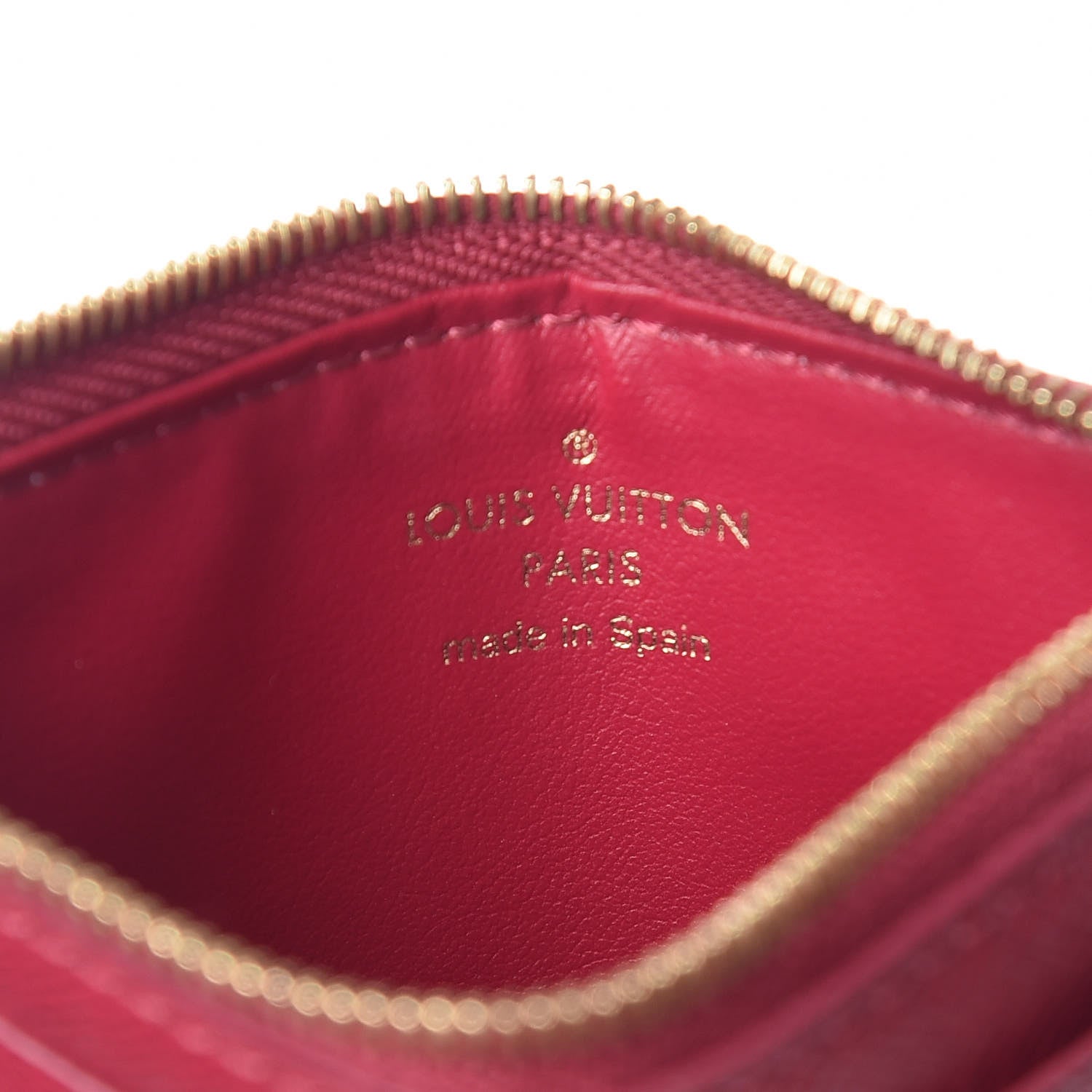 Louis Vuitton Monogram Zipped Card Holder Fuchsia 6 of 6