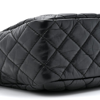 Chanel Aged Calfskin Quilted Medium Reissue Camera Case Black 9 of 9