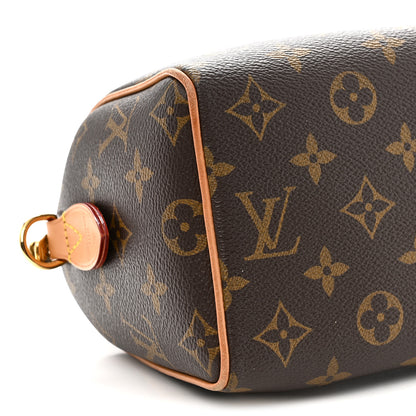 Louis Vuitton Monogram Speedy Bandouliere 20 Black 7 of 8