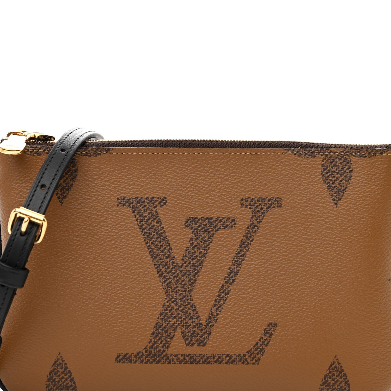 Louis Vuitton Reverse Monogram Giant Double Zip Pochette 7 of 10