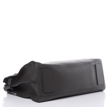 Saint Laurent Grained Calfskin Sac De Jour Souple Duffle 36H Asphalt Gray 4 of 14