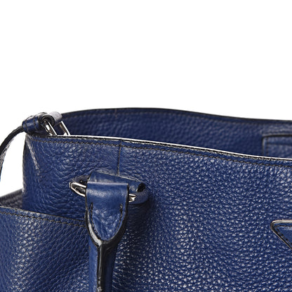 Prada Vitello Daino Side Pocket Tote Inchiostro 13 of 25