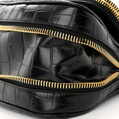 Tom Ford Calfskin Croc-Embossed Medium Jennifer Black 9 of 12