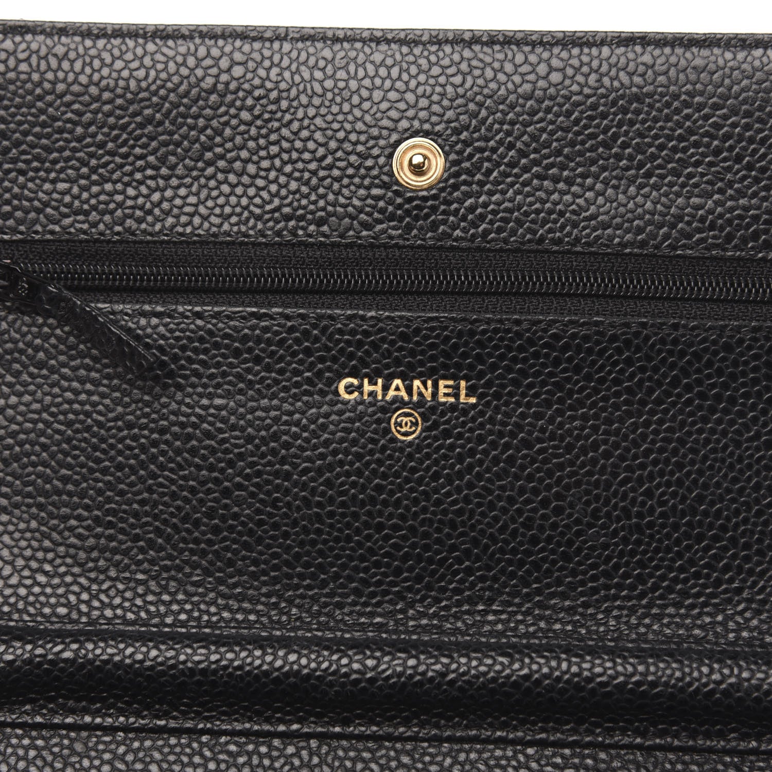 Chanel Caviar Quilted Wallet On Chain WOC Black 6 of 13