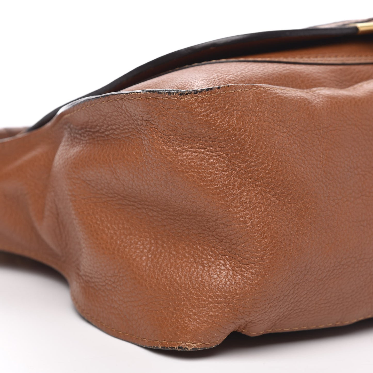 Calfskin Medium Marcie Satchel Tan