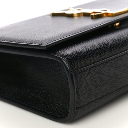 Saint Laurent Grain De Poudre Small Monogram Kate Satchel Black 7 of 10