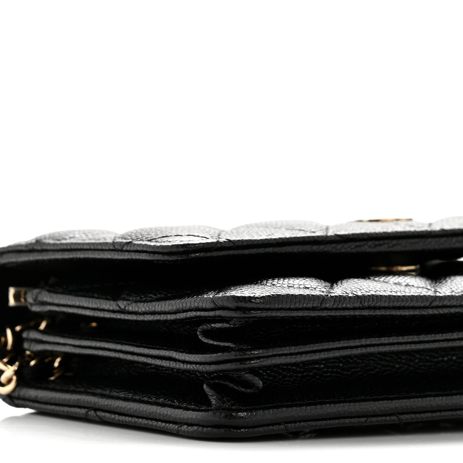 Chanel Caviar Quilted Mini Wallet On Chain WOC Black 9 of 11