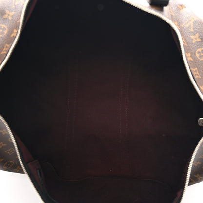 Louis Vuitton Monogram Macassar Keepall Bandouliere 55 4 of 8