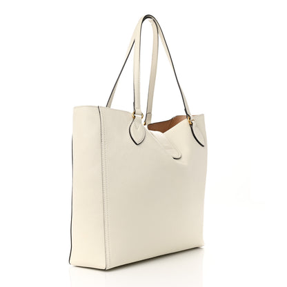 Gucci New Sakai Calfskin Lux Medium Dahlia Tote Mystic White 3 of 12