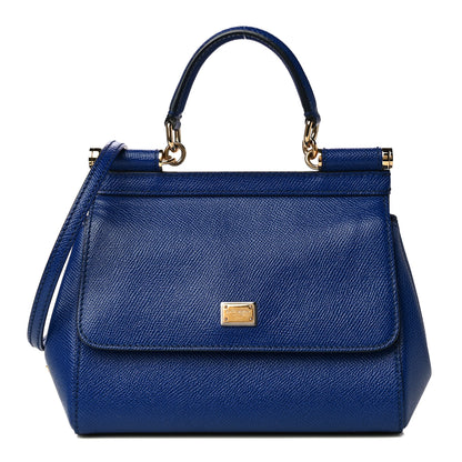 Dolce & Gabbana Dauphine Small Miss Sicily Satchel Bleuette Scuro 1 of 10