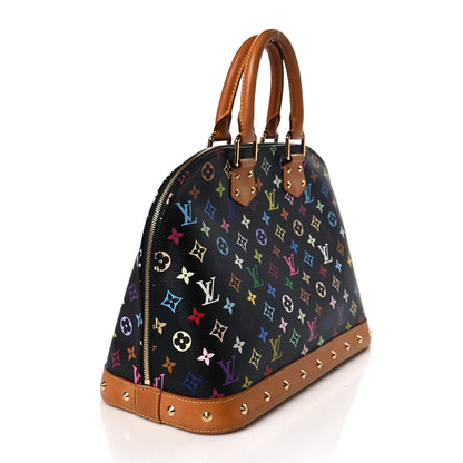 Louis Vuitton Monogram Multicolor Alma GM Black 3 of 11
