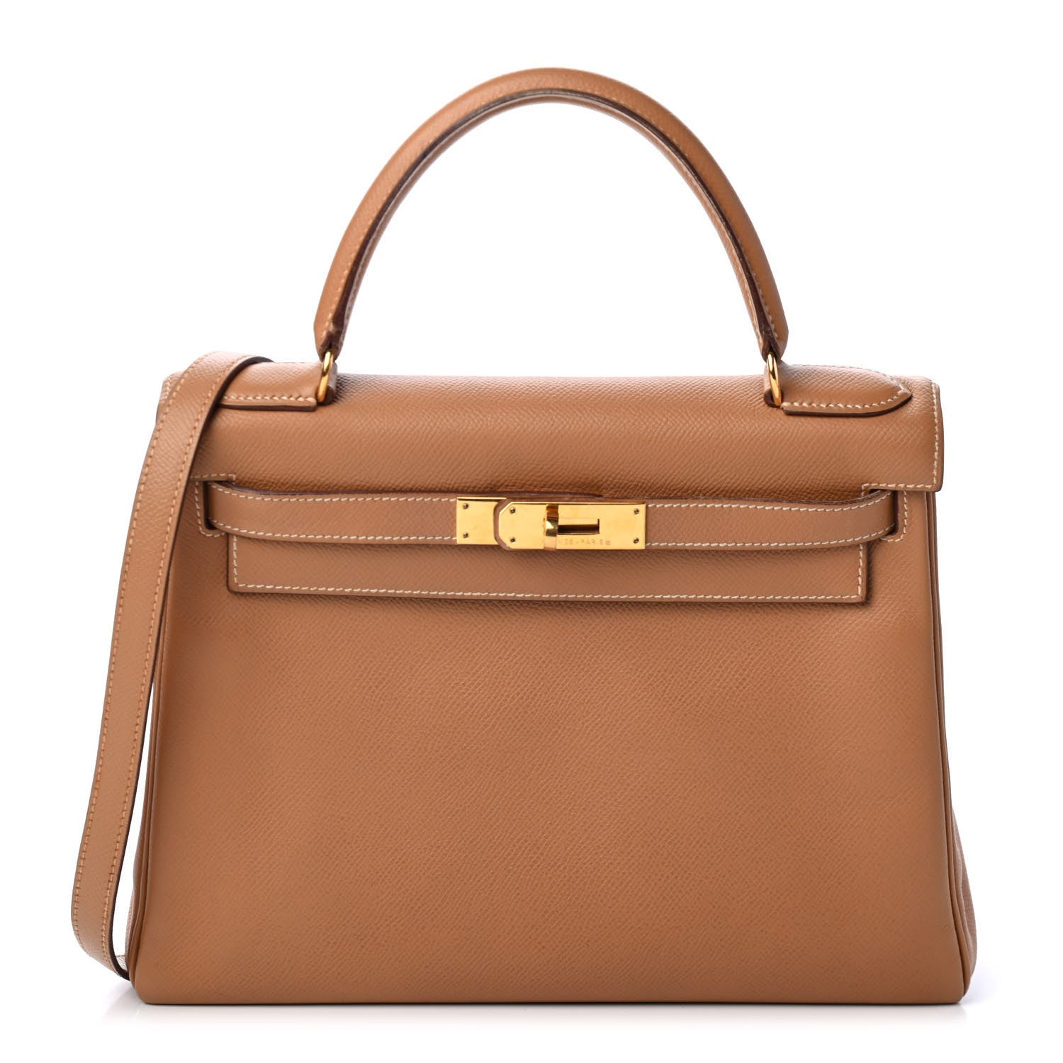 Hermes Courchevel Kelly Retourne 28 Gold 1 of 13