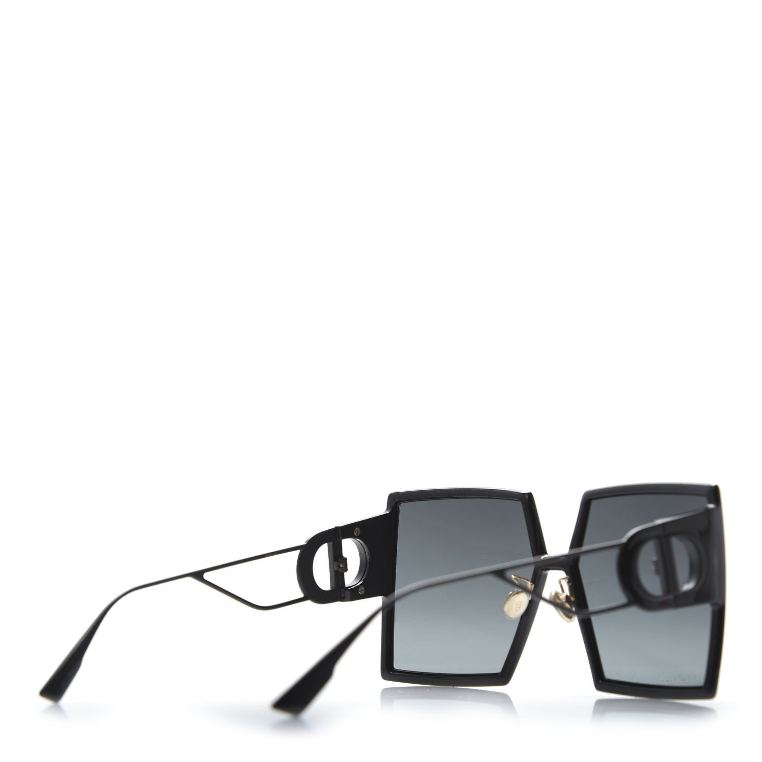 Christian Dior Square 30 Montaigne Sunglasses Black 4 of 7