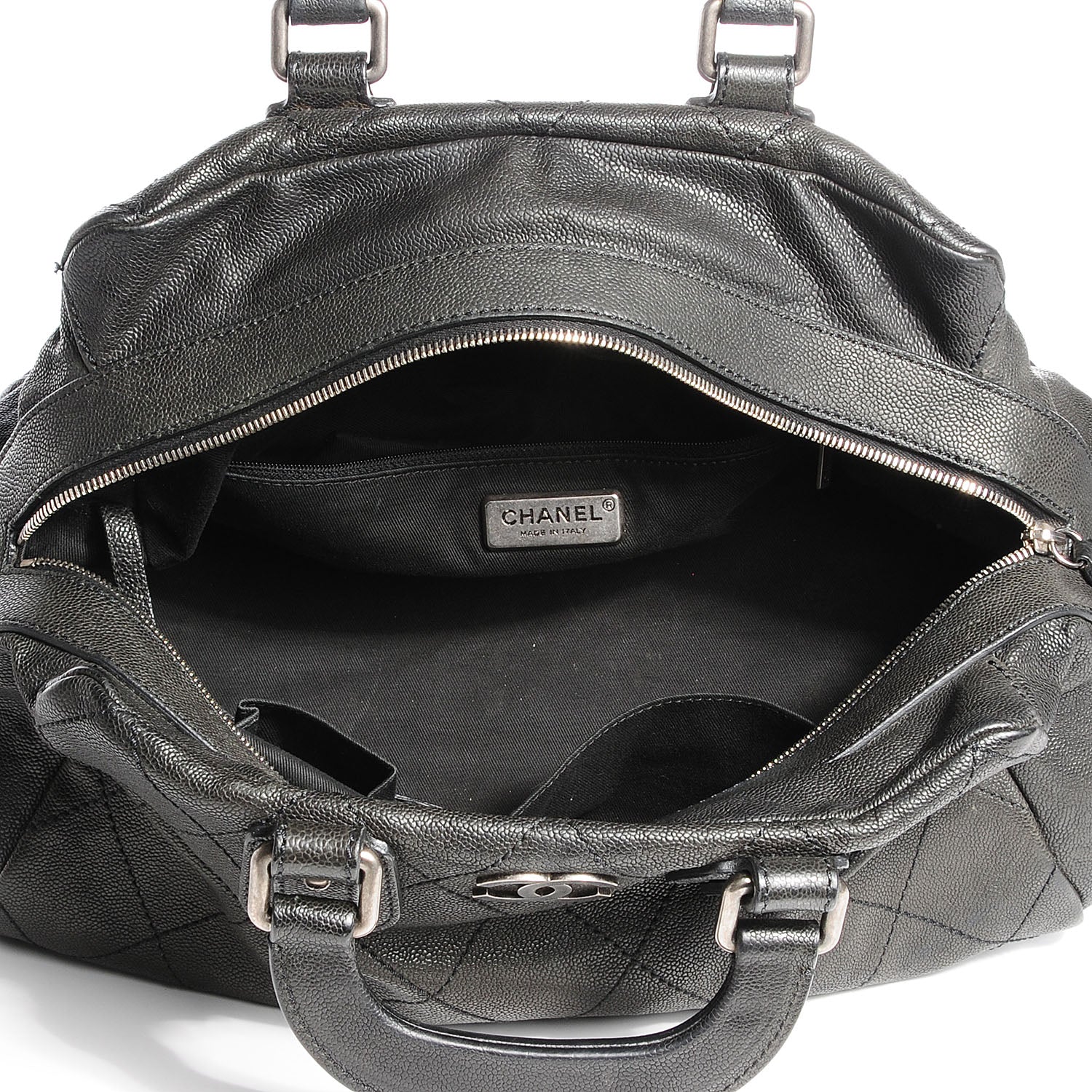 Chanel Caviar Outdoor Ligne Small Doctor Bag Black 7 of 8
