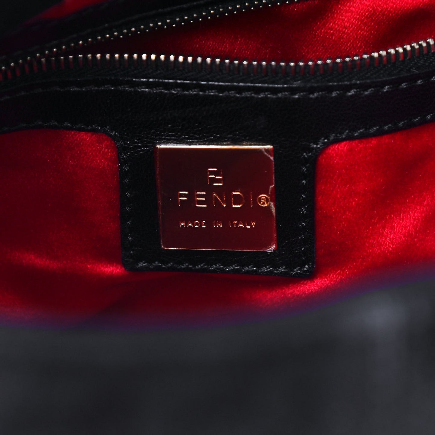 Suede Calfskin Mama Baguette Black