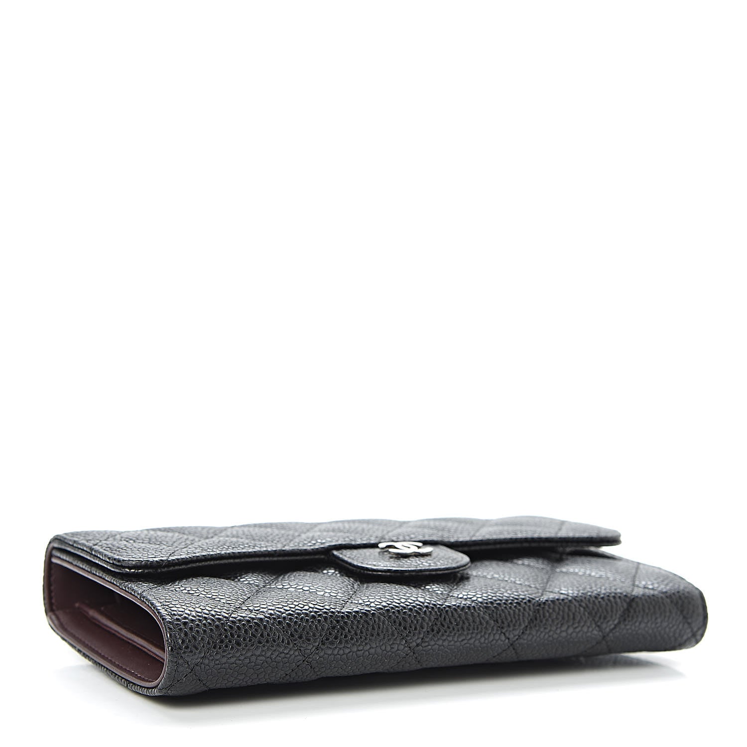 Chanel Caviar Quilted Large Flap Wallet Black 4 of 11