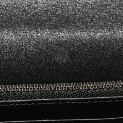 Gucci GG Supreme Monogram Mini Peony Pearly Clutch Black 9 of 12