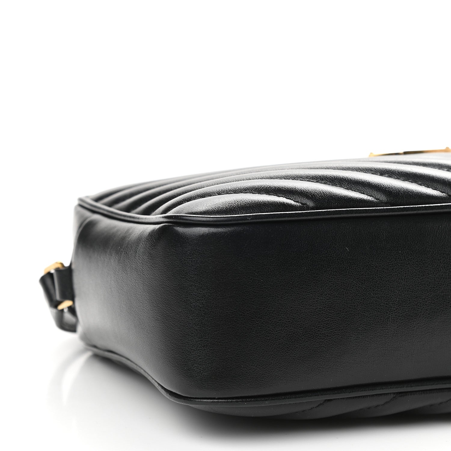 Saint Laurent Calfskin Matelasse Monogram Lou Camera Bag Black 8 of 11