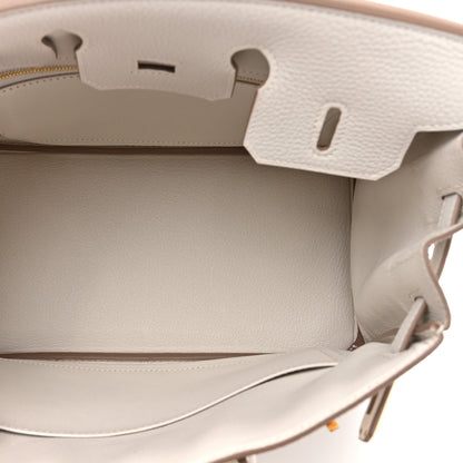 Hermes Togo Birkin 25 Gris Pale 5 of 12