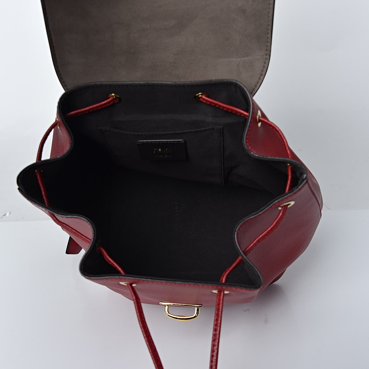 Fendi Vitello Cruise F is Fendi Drawstring Backpack Fragola 5 of 12