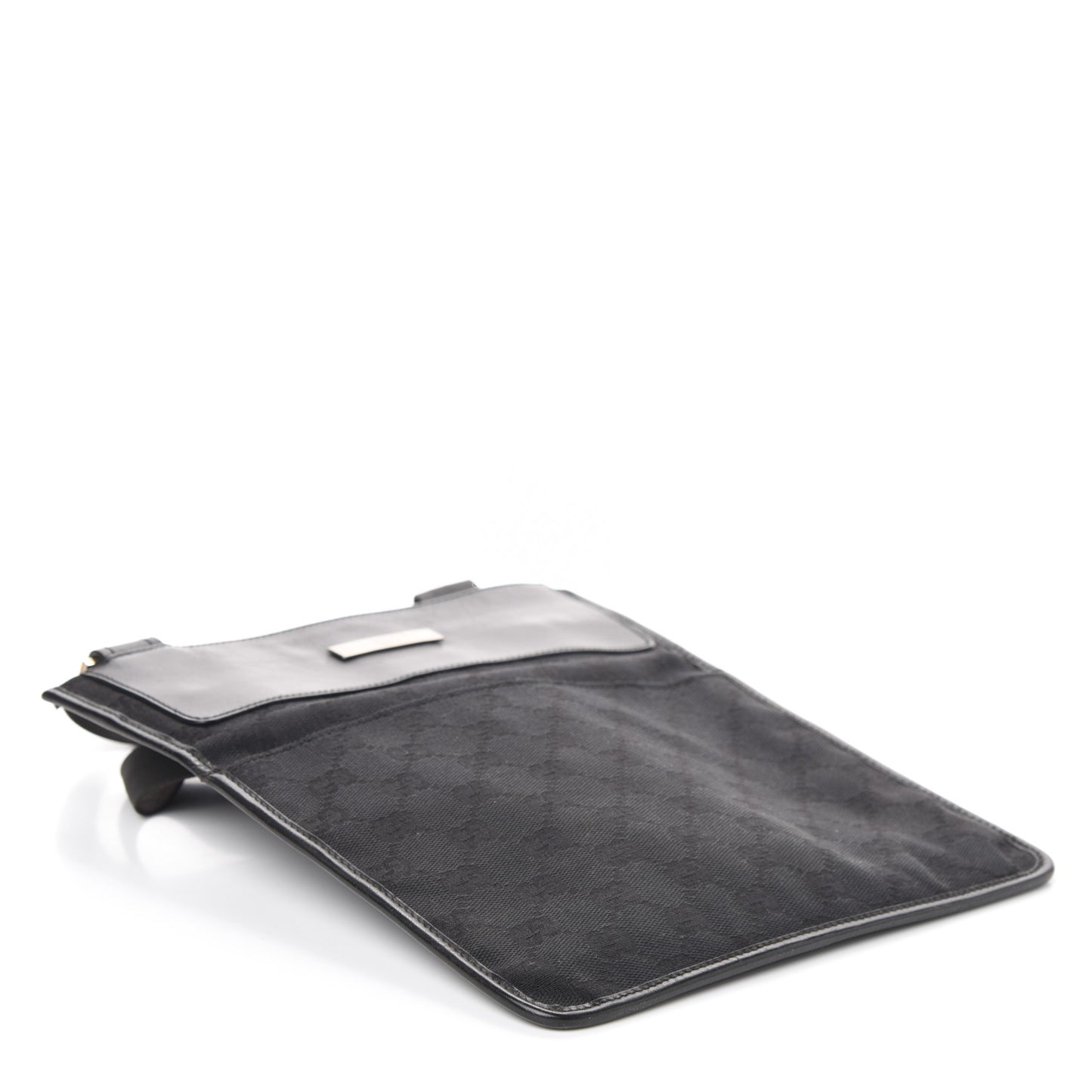 GG Monogram Messenger Crossbody Bag Black