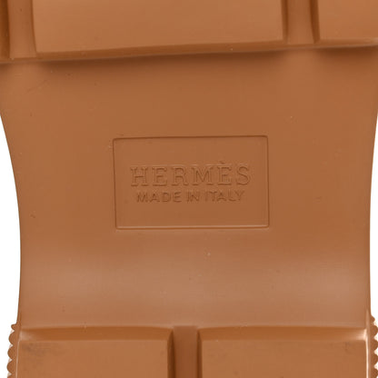 Hermes Calfskin Parachute Fresh Ankle Boots 36.5 Brun Amourette 6 of 8