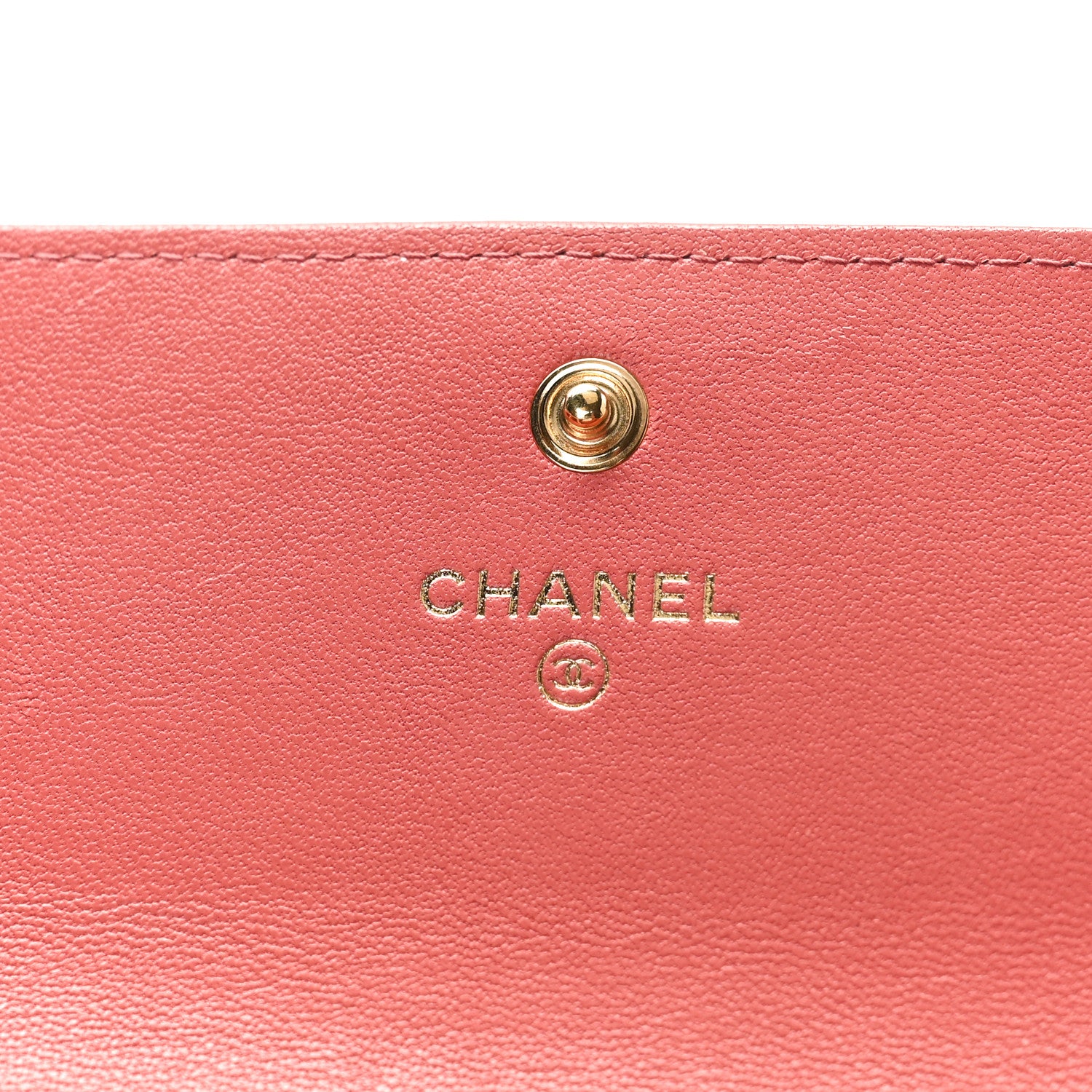 Chanel Lambskin Quilted Medium Chanel 19 Flap Wallet Pink 6 of 11