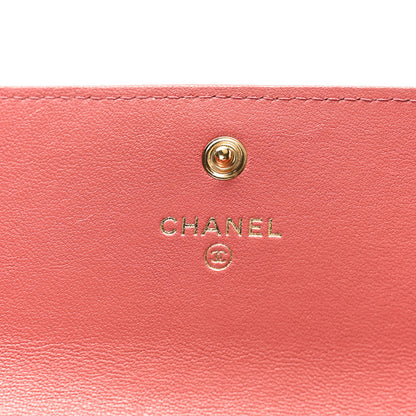 Chanel Lambskin Quilted Medium Chanel 19 Flap Wallet Pink 6 of 11