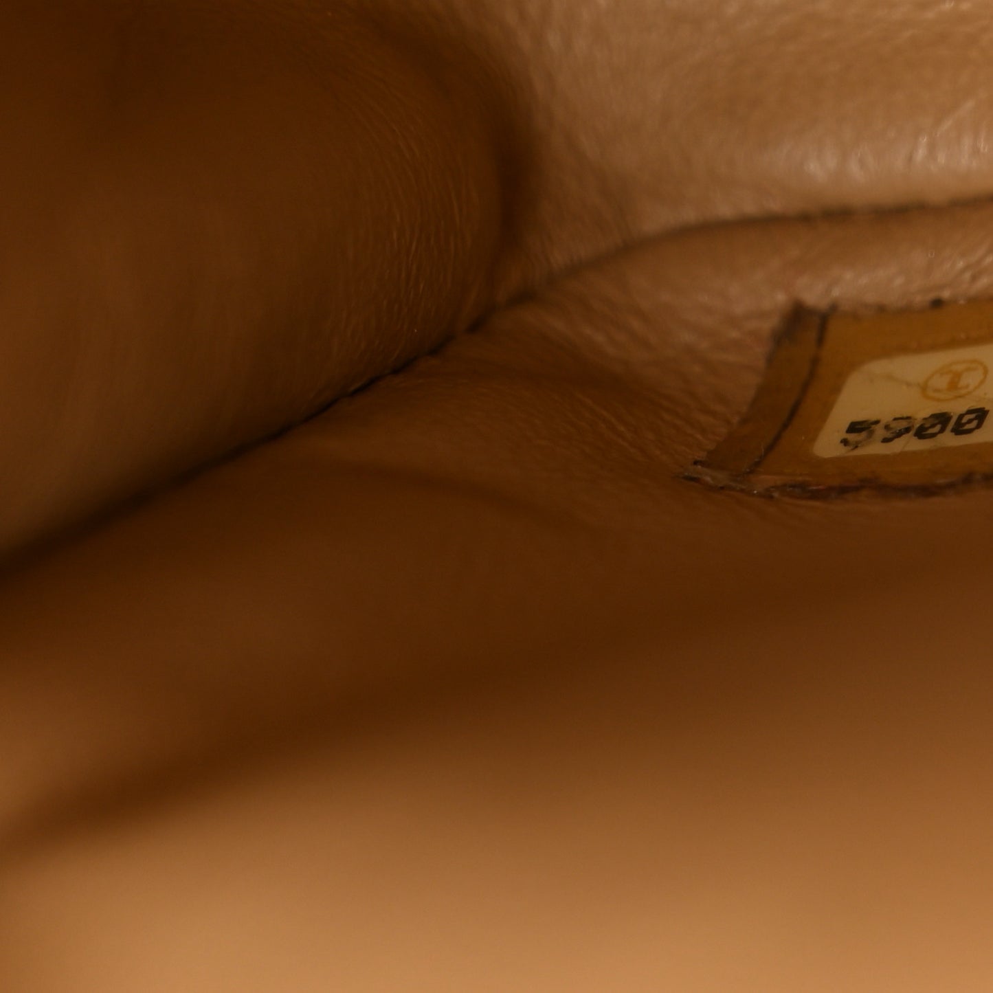 Jersey Quilted Medium Single Flap Beige
