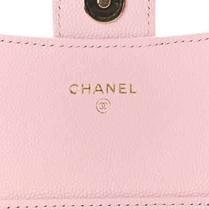 Chanel Caviar Quilted Mini Chain Bag Pink 6 of 13