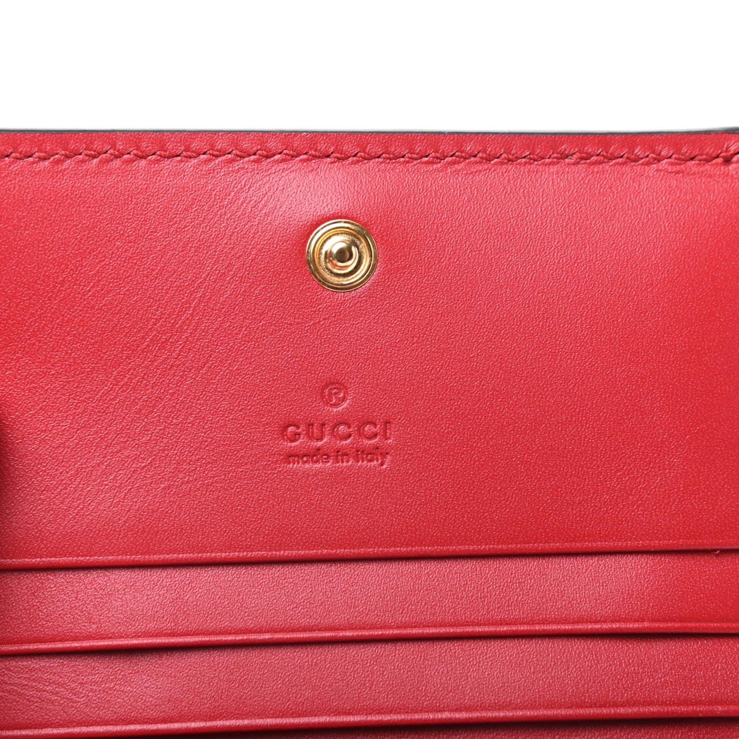 Gucci Soft GG Supreme Monogram Mystic Cat Card Case Wallet 6 of 7