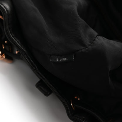 Alexander Wang Lambskin Marti Backpack Washed Black Rose Gold Hardware 6 of 8