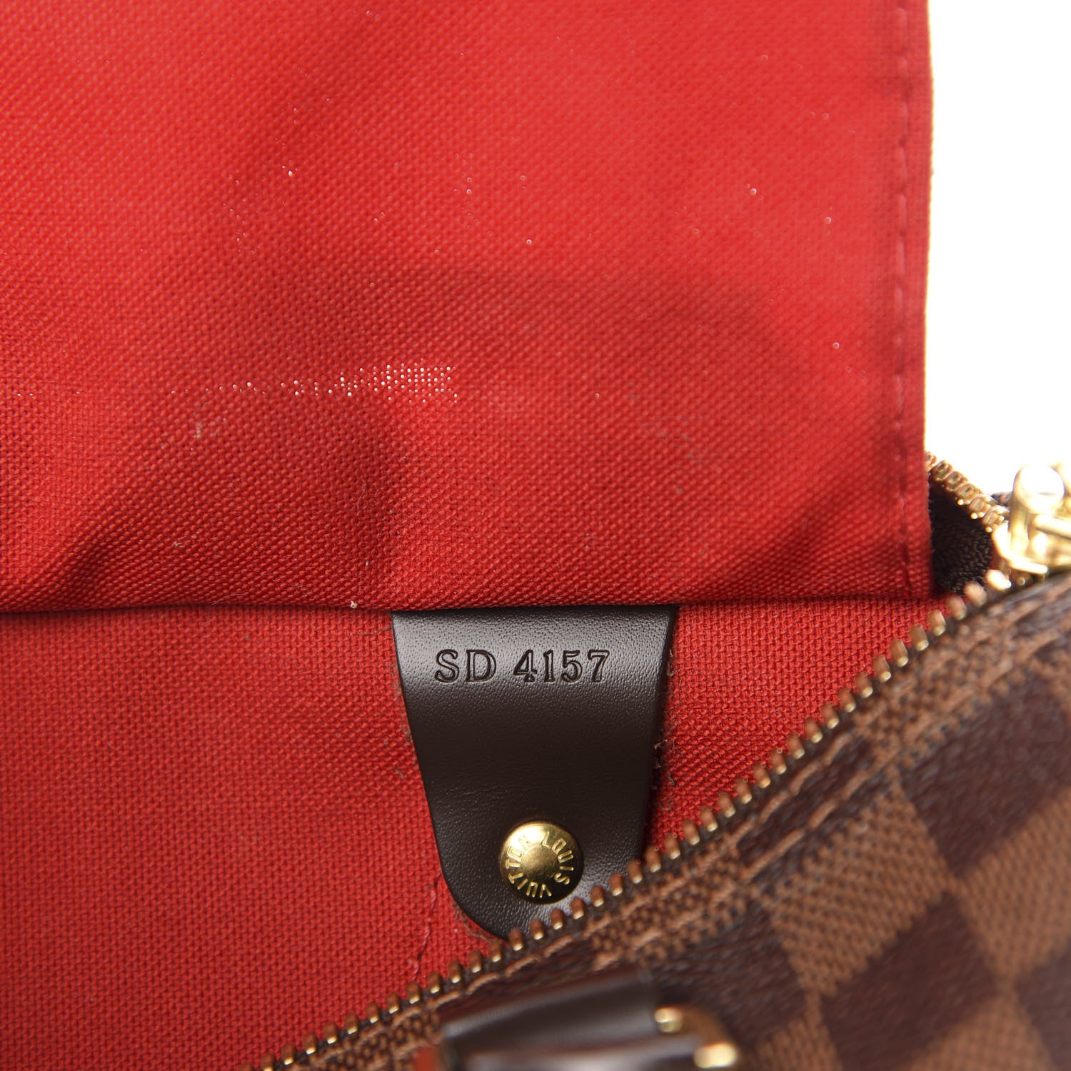 Louis Vuitton Damier Ebene Speedy Bandouliere 25 9 of 9