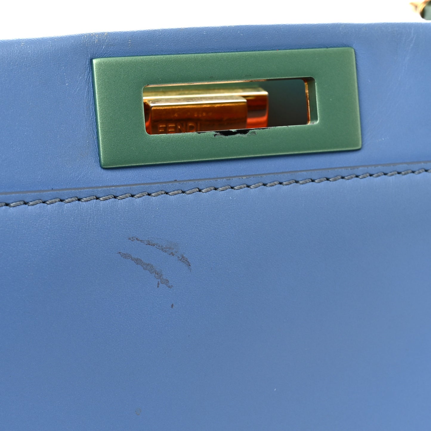 Vitello Morgan Shiny Nappa Medium Peekaboo Iconic Satchel Maldives Papavero