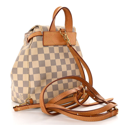 Louis Vuitton Damier Azur Sperone BB Backpack 3 of 13